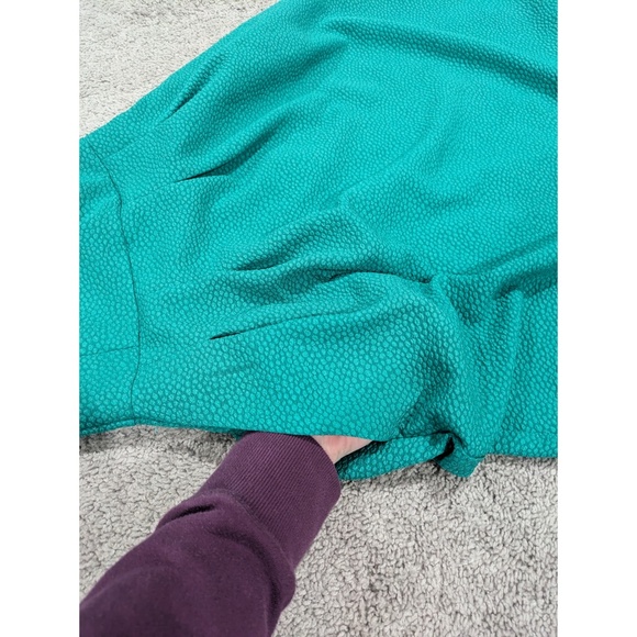 H&M Green Fit and Flare Dress with Pockets Short Sleeve Size 4 - Picture 7 of 9